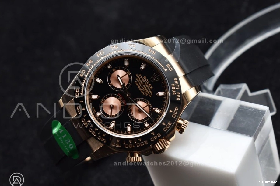 1:1 Dial Best on Edition Oysterflex SH 116518 753 Daytona Black APSF Strap RG Rubber Seasonal 0509